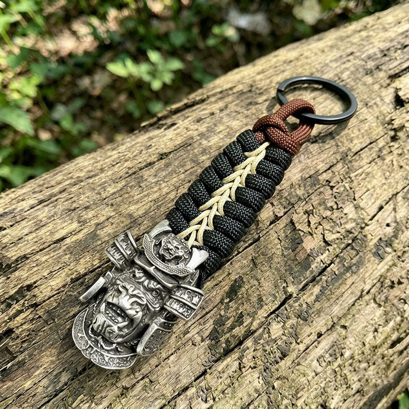 Ape Paracord Keychain