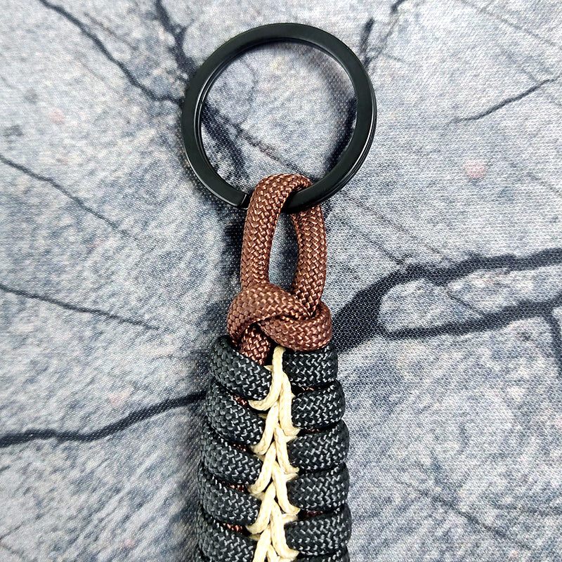 Ape Paracord Keychain