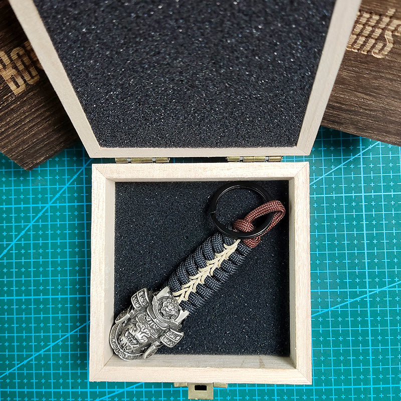 Ape Paracord Keychain