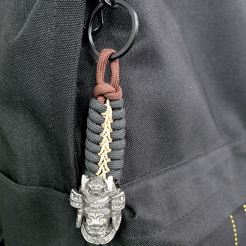 Ape Paracord Keychain