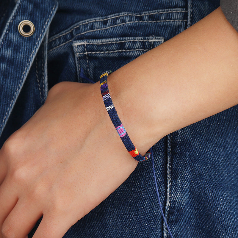 Boho Cotton & Linen Bracelet