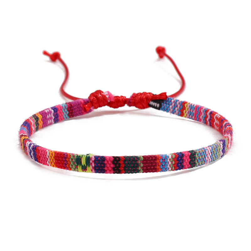 Boho Cotton & Linen Bracelet