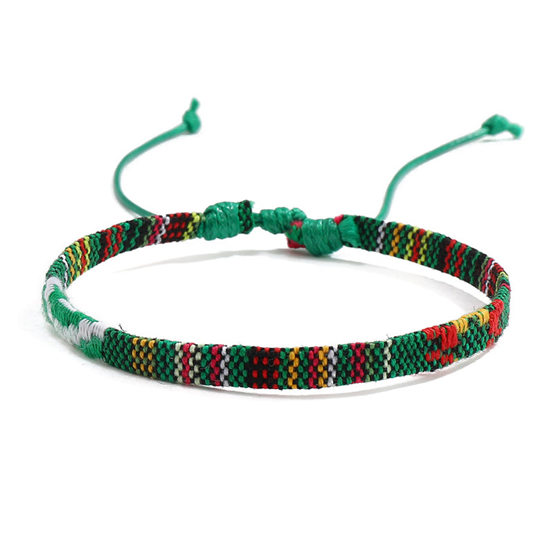 Boho Cotton & Linen Bracelet