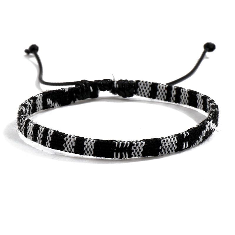 Boho Cotton & Linen Bracelet