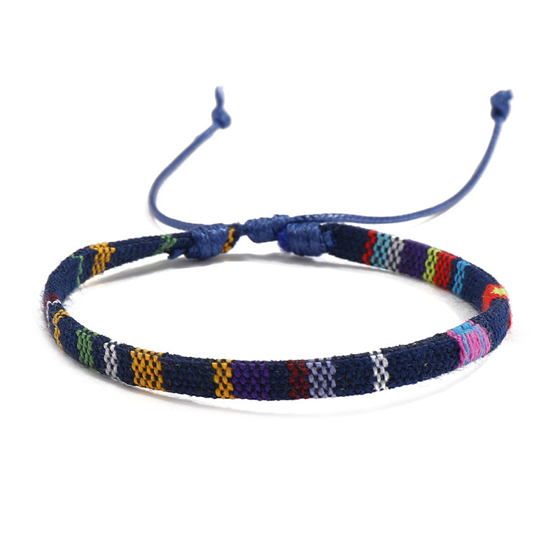 Boho Cotton & Linen Bracelet