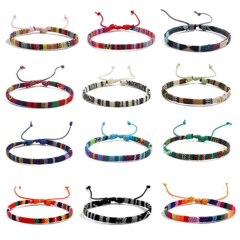 Boho Cotton & Linen Bracelet