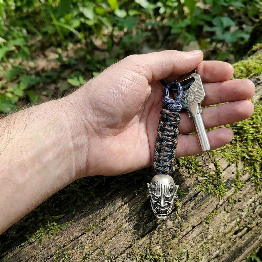 Oni Paracord Keychain