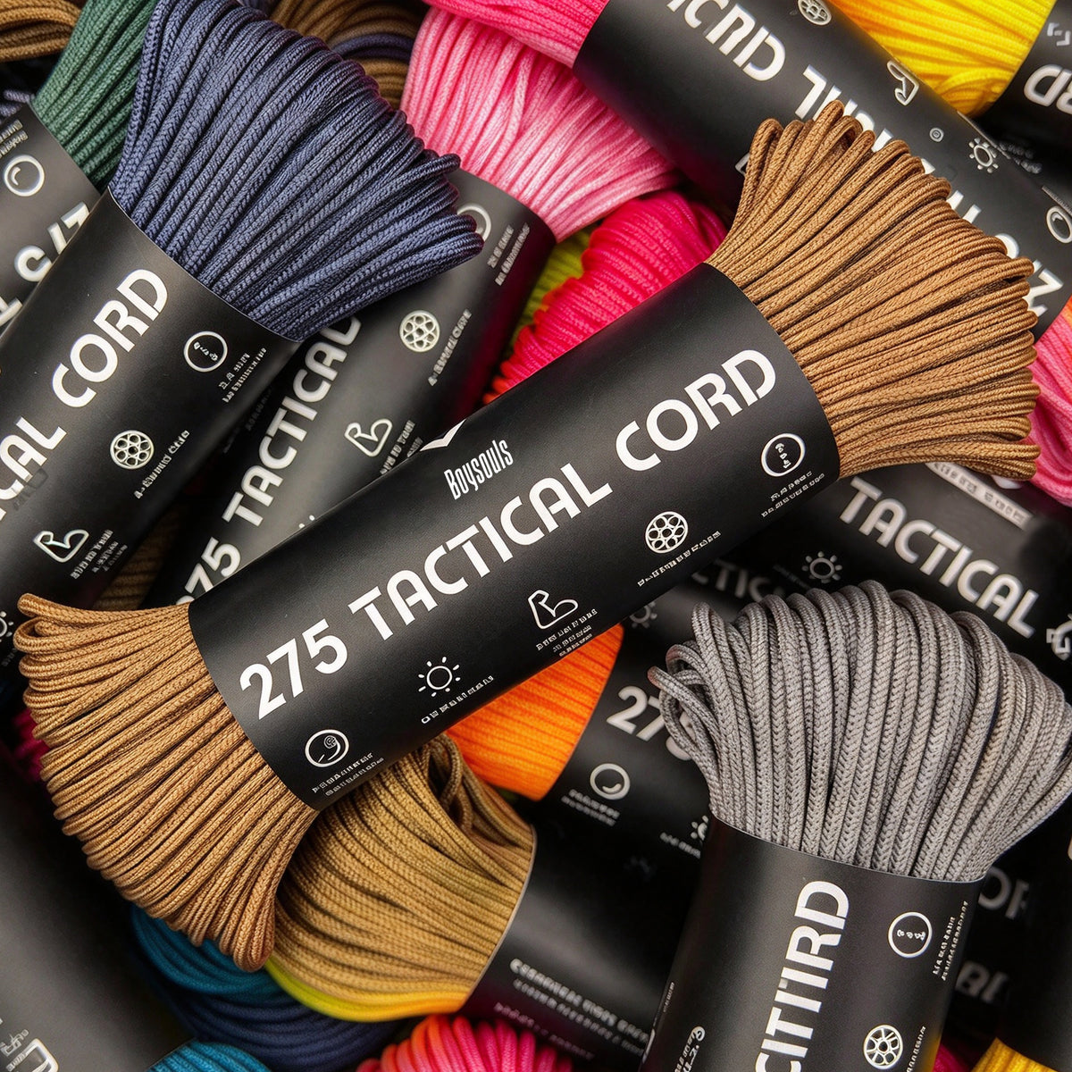 Pure Color Thin Paracord