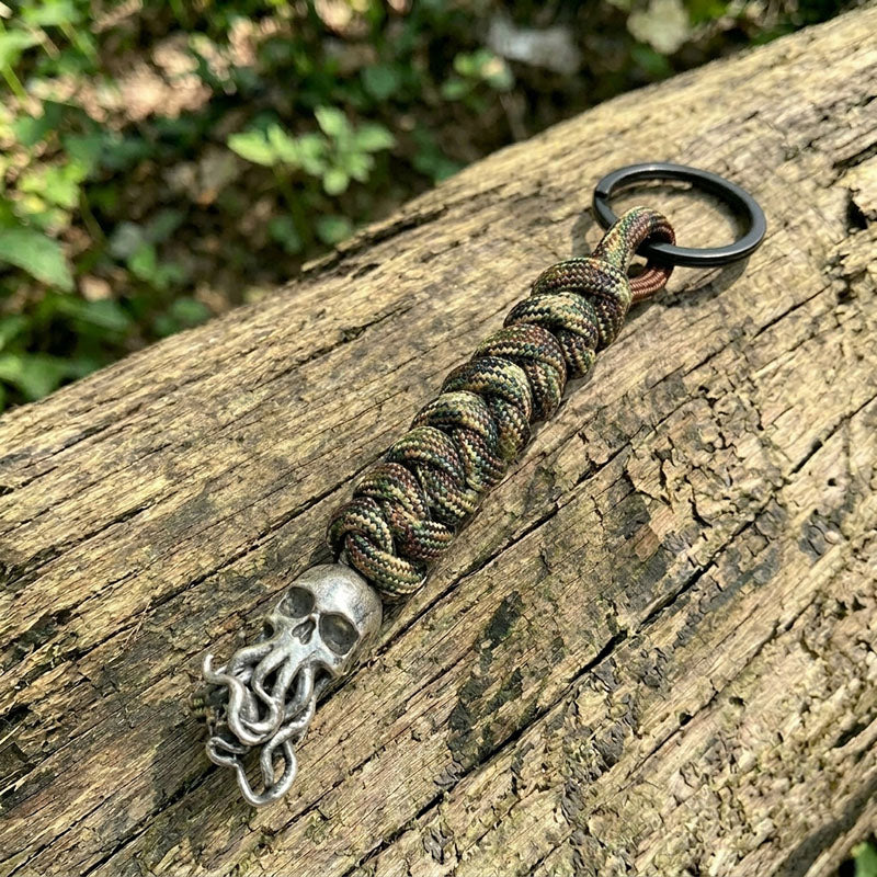 Skull Paracord Keychain
