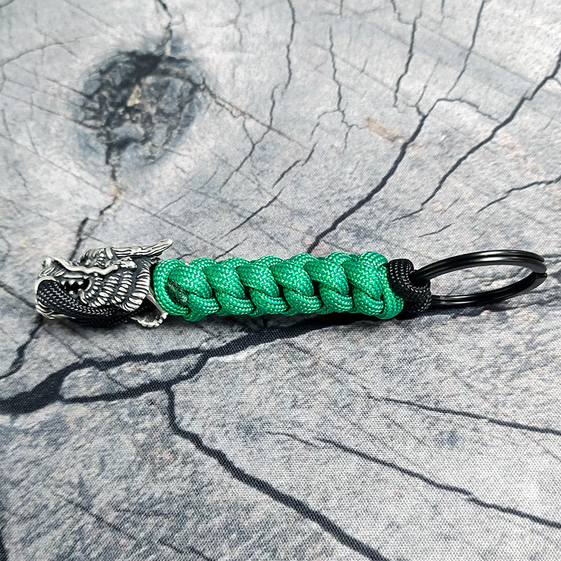 The Dragon II Paracord Keychain