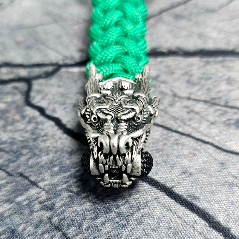 The Dragon II Paracord Keychain