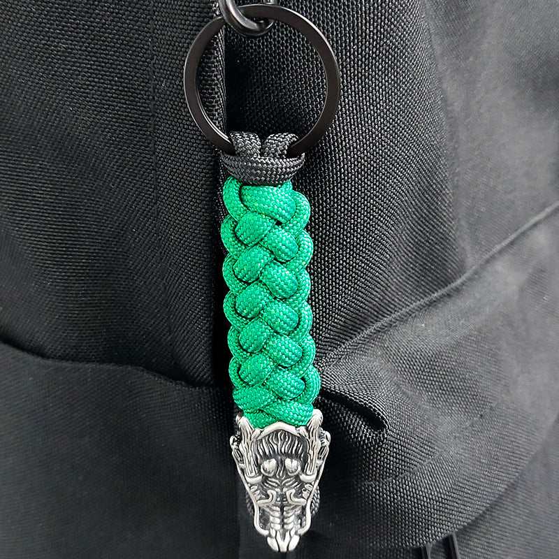The Dragon II Paracord Keychain