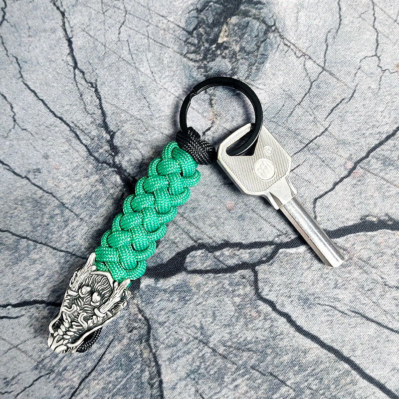The Dragon II Paracord Keychain
