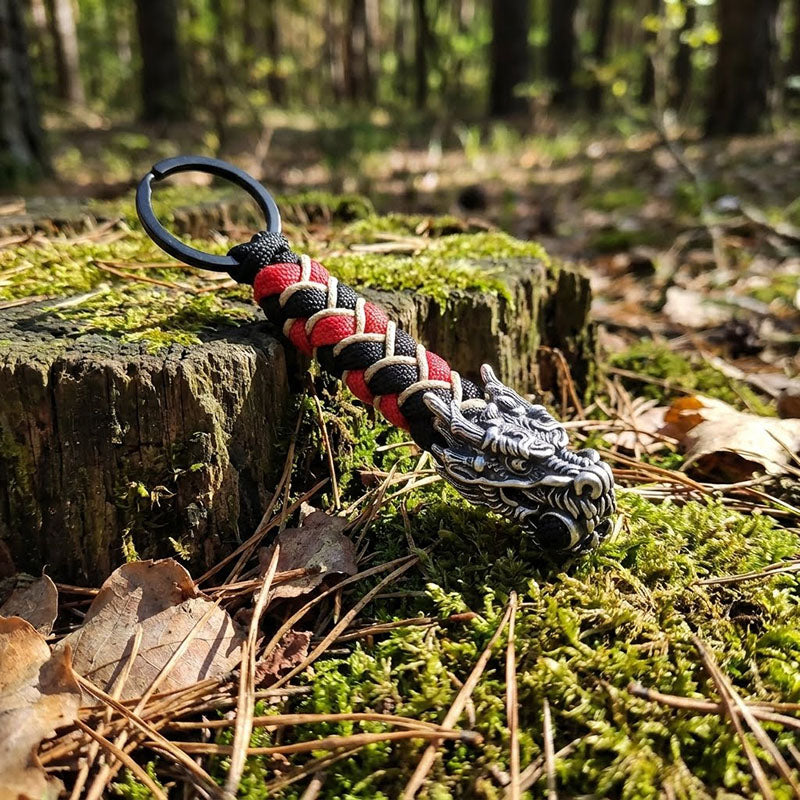The Dragon Paracord Keychain