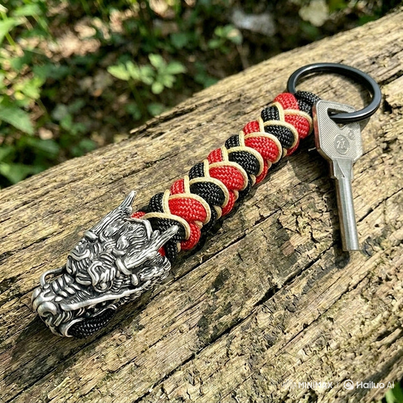 The Dragon Paracord Keychain