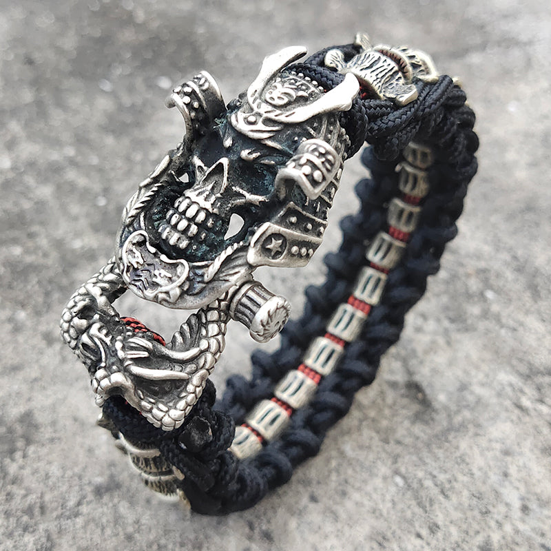 Zombie Samurai Paracord Bracelet