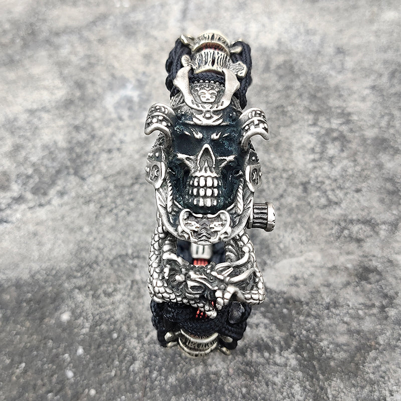 Zombie Samurai Paracord Bracelet