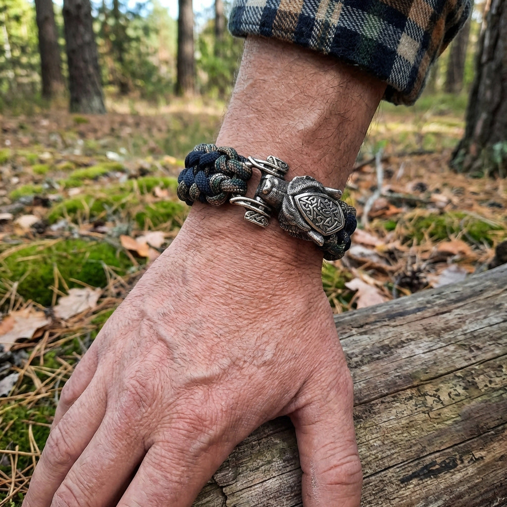 Vikings Bear Paracord Bracelet