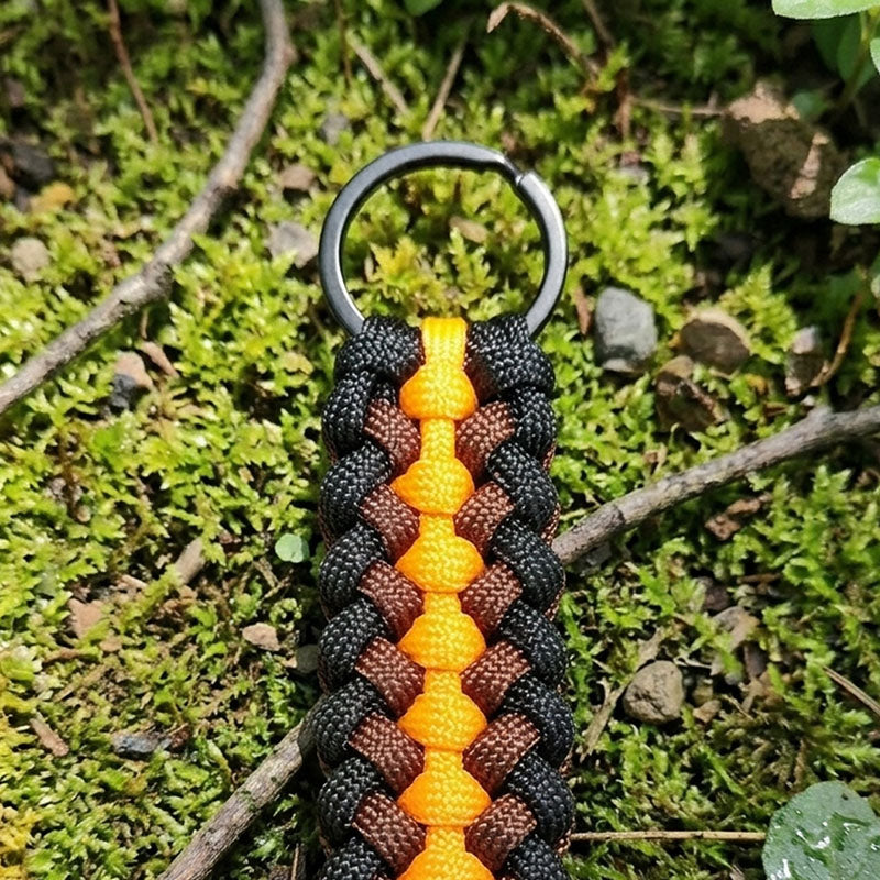 Warrior Wolf Paracord Keychain
