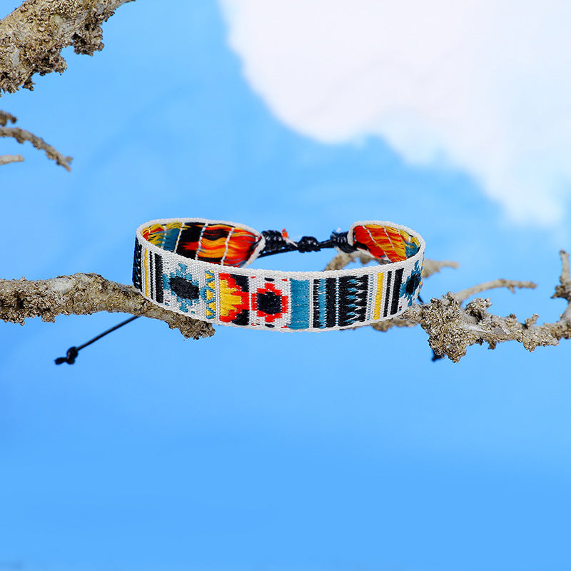 Literary Style Printed Bracelet