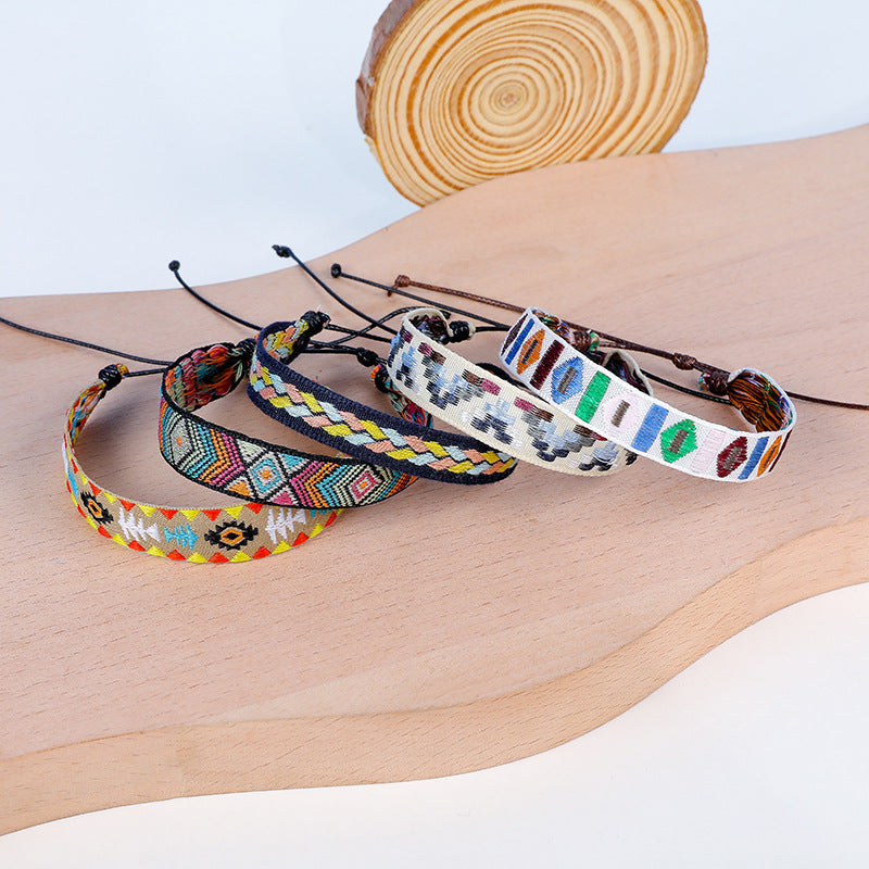 Literary Style Printed Bracelet