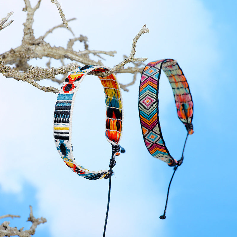 Literary Style Printed Bracelet
