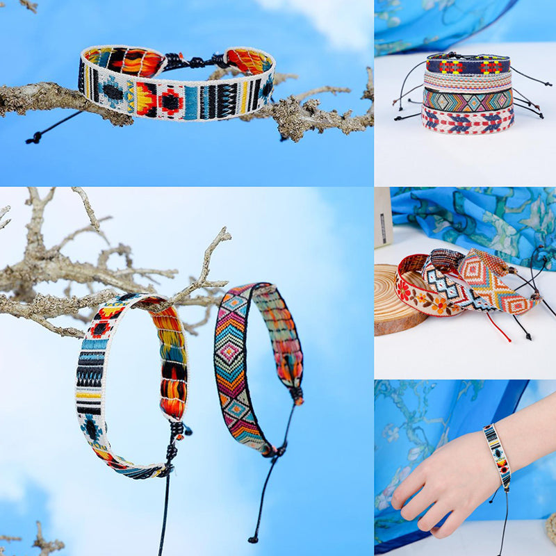 Literary Style Printed Bracelet