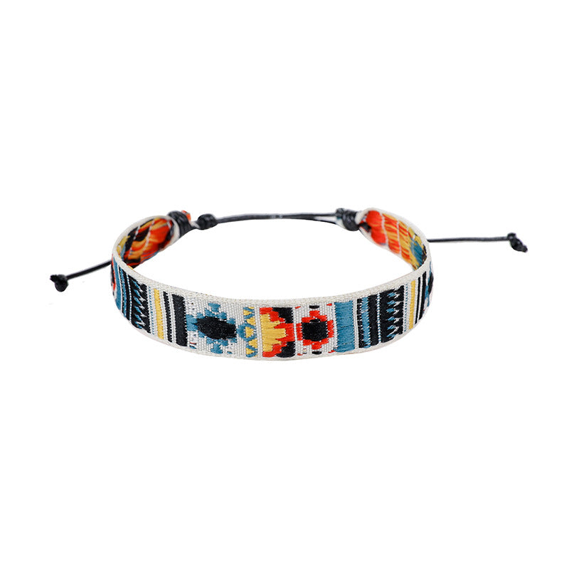 Literary Style Printed Bracelet
