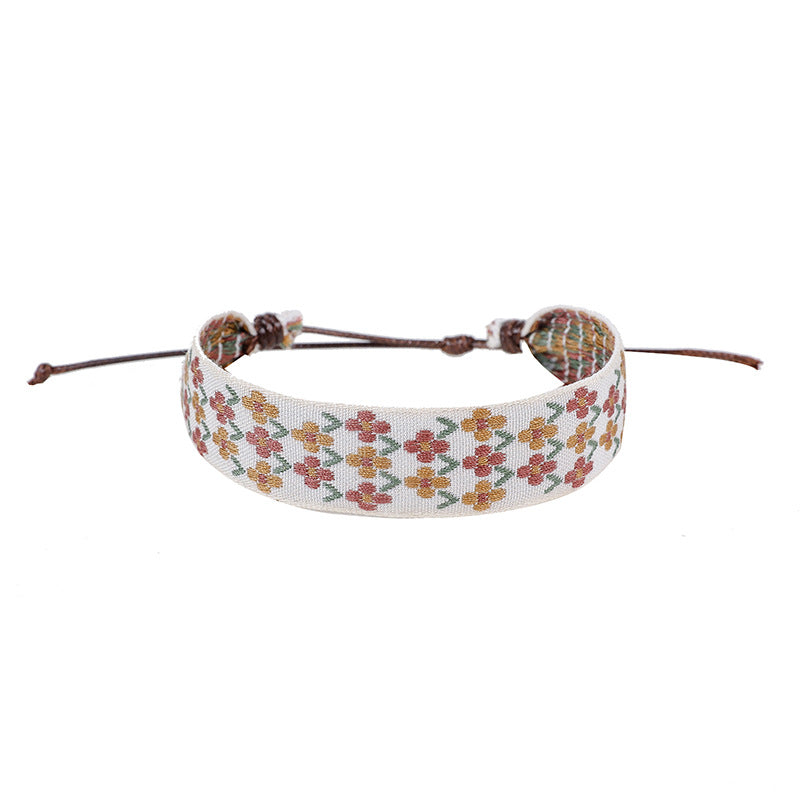 Literary Style Printed Bracelet
