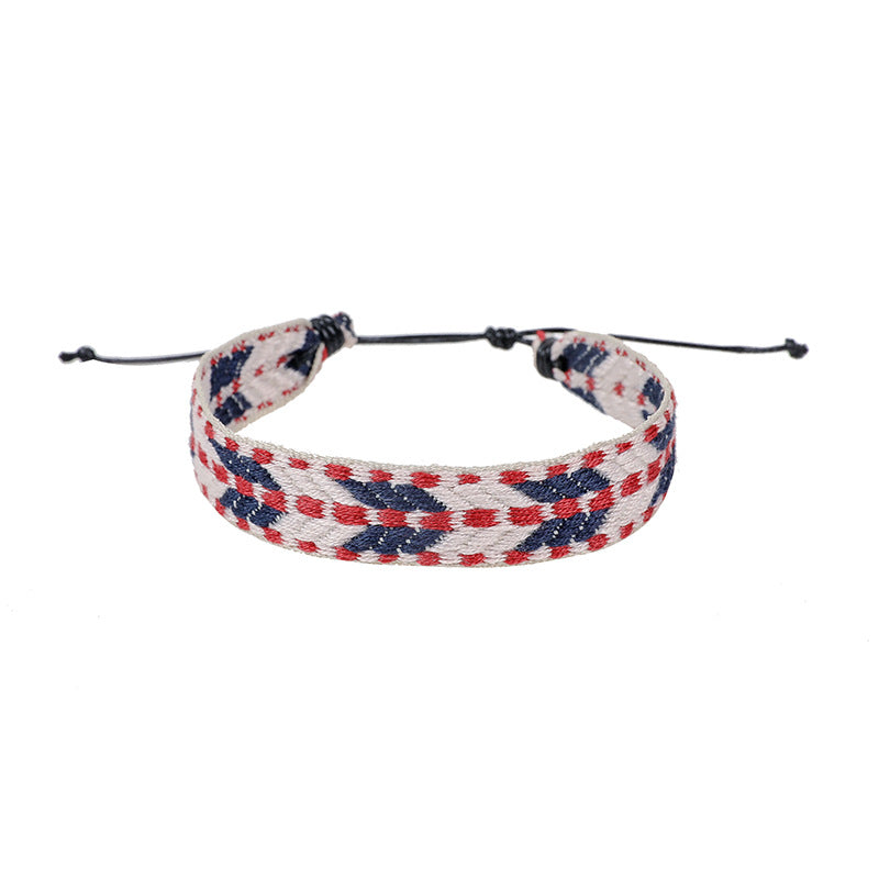 Literary Style Printed Bracelet