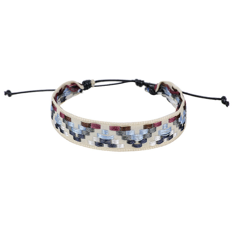 Literary Style Printed Bracelet