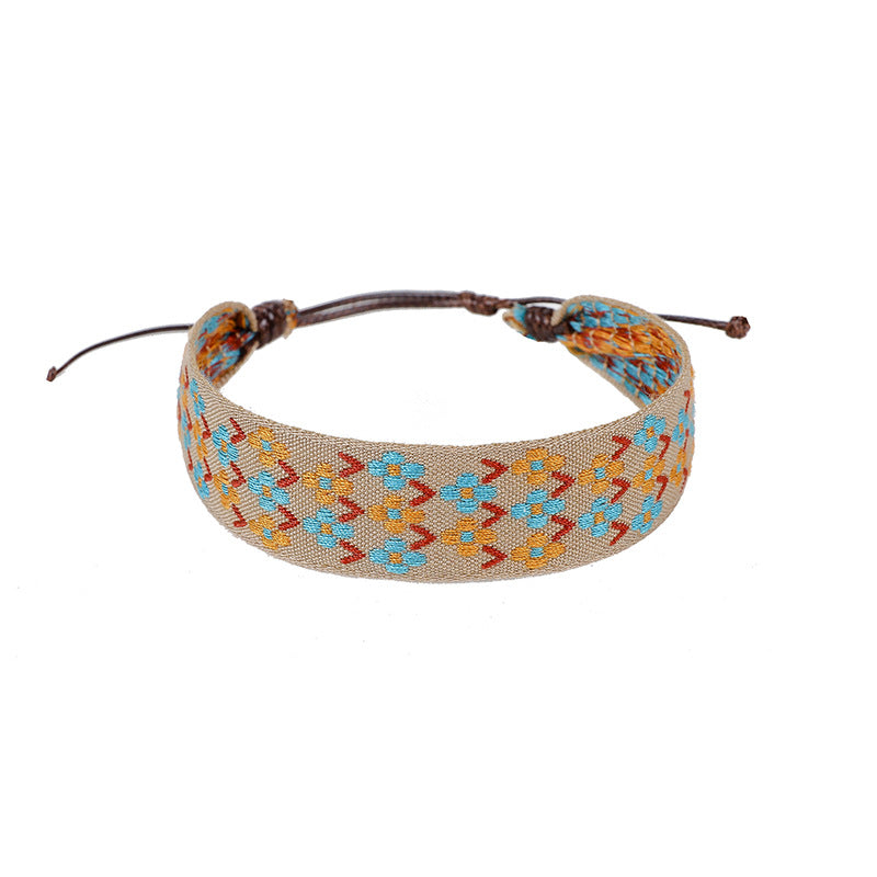 Literary Style Printed Bracelet