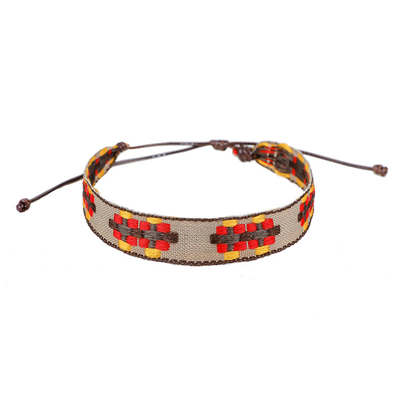 Literary Style Printed Bracelet