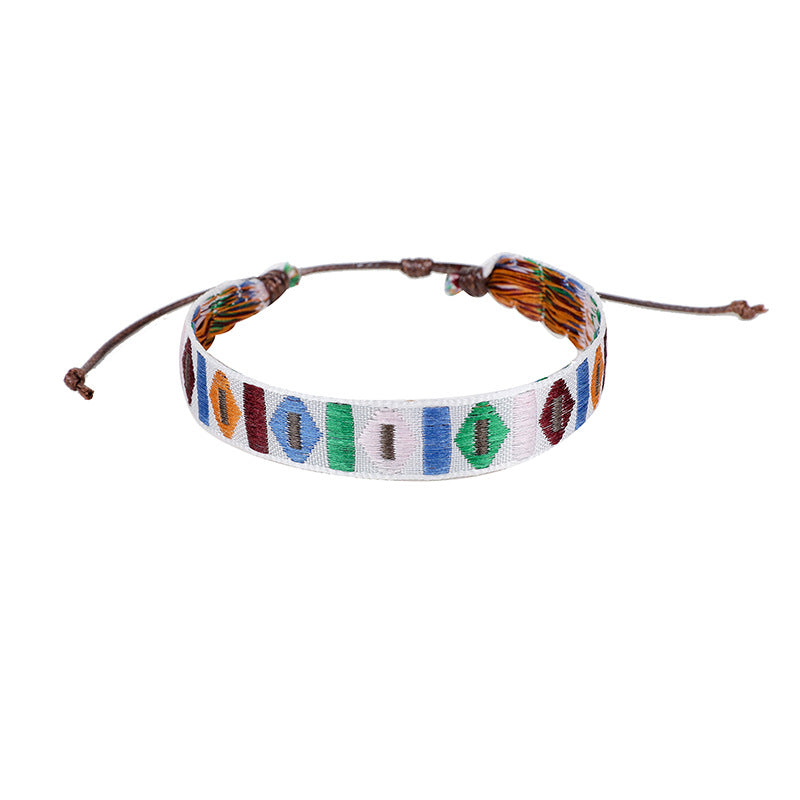 Literary Style Printed Bracelet