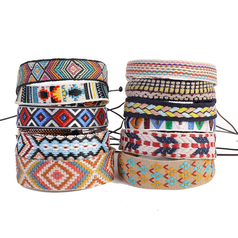 Literary Style Printed Bracelet