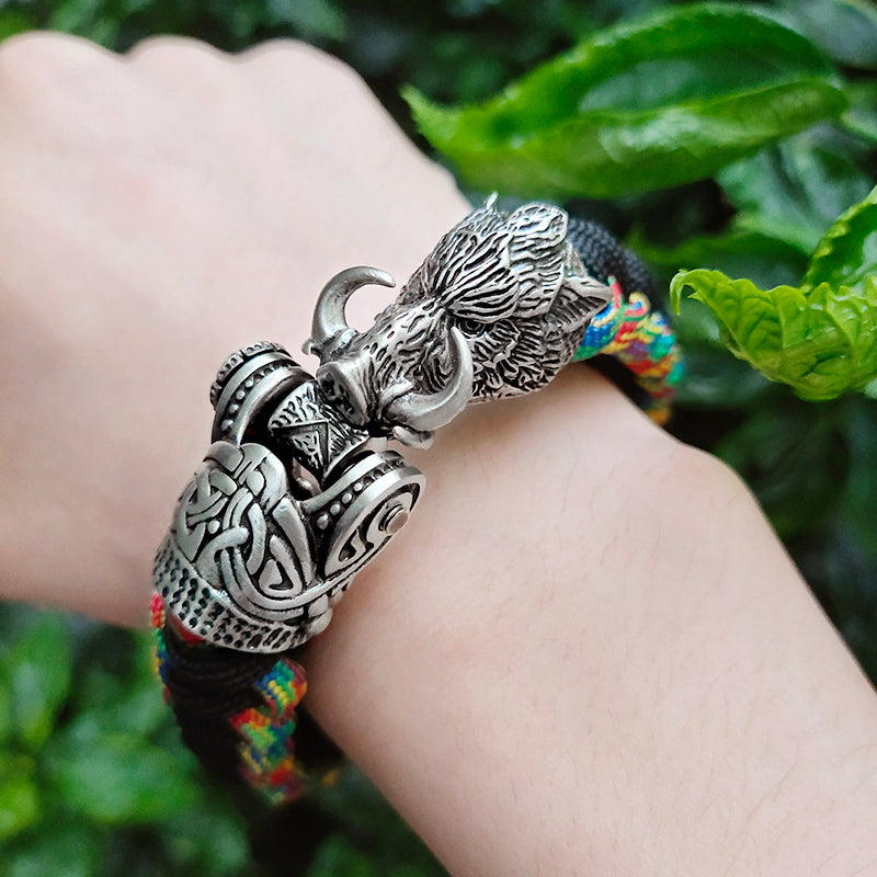 Wild Boar Paracord Bracelet