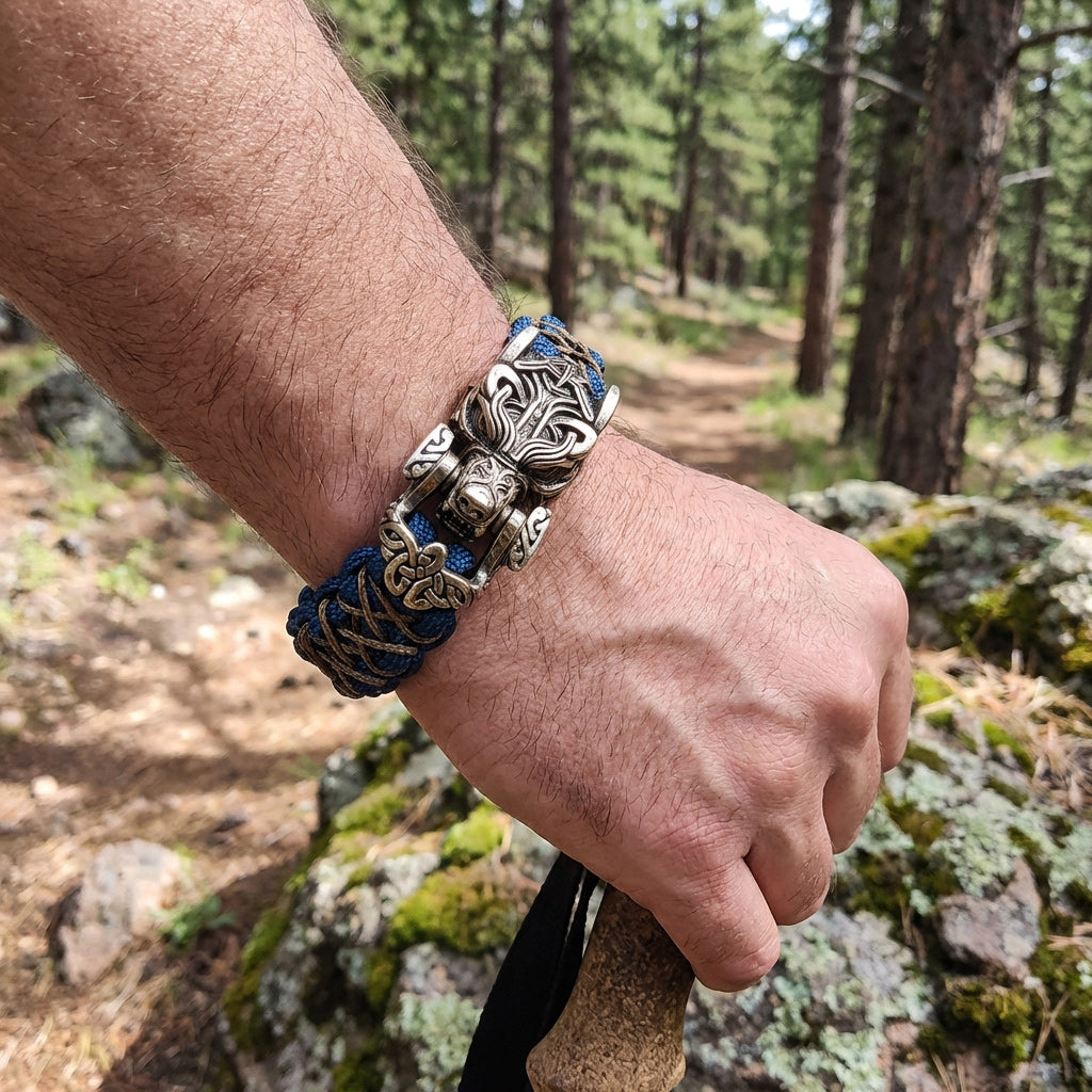Wolf Paracord Bracelet