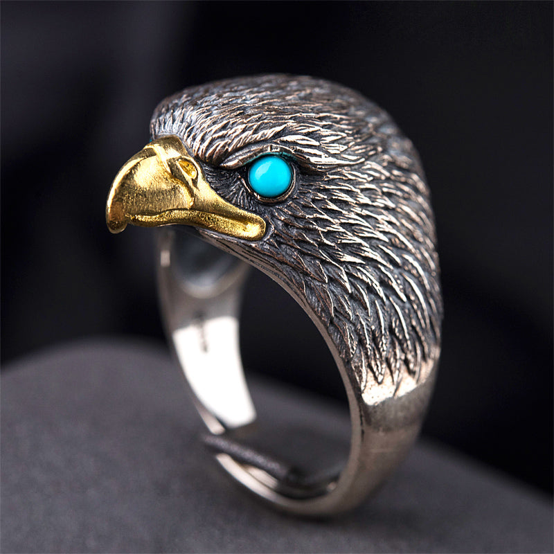 Sterling Silver top Eagle Ring