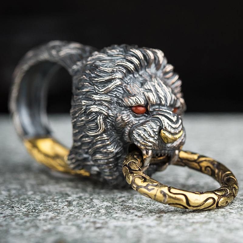 Roaring Lion Keyring