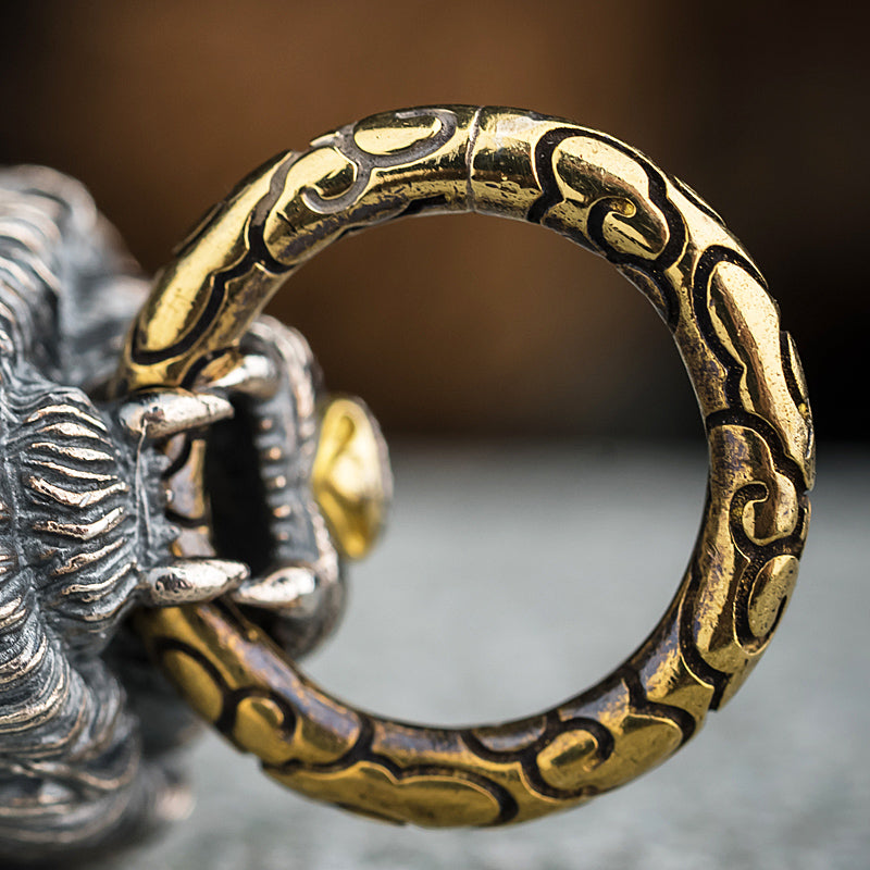 Roaring Lion Keyring