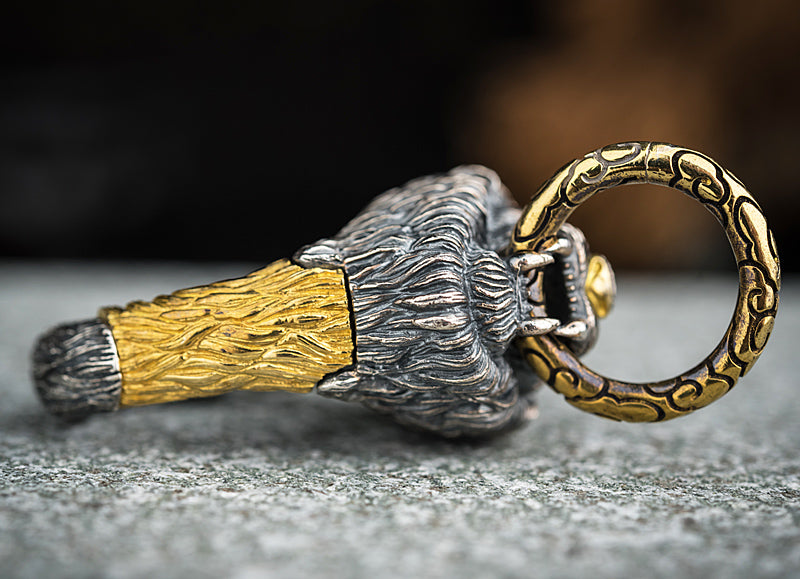 Roaring Lion Keyring