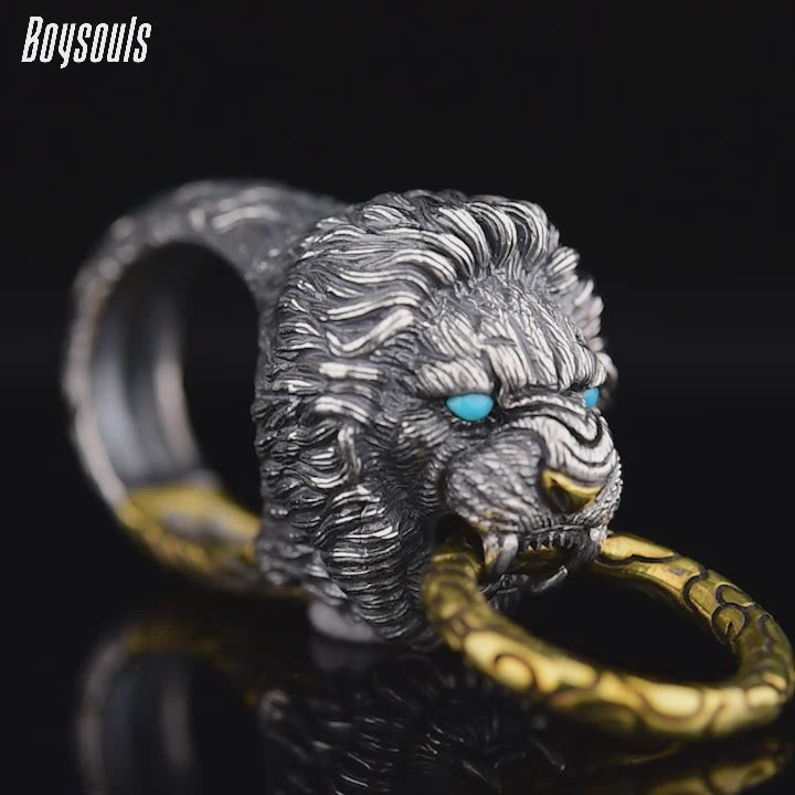 Roaring Lion Keyring
