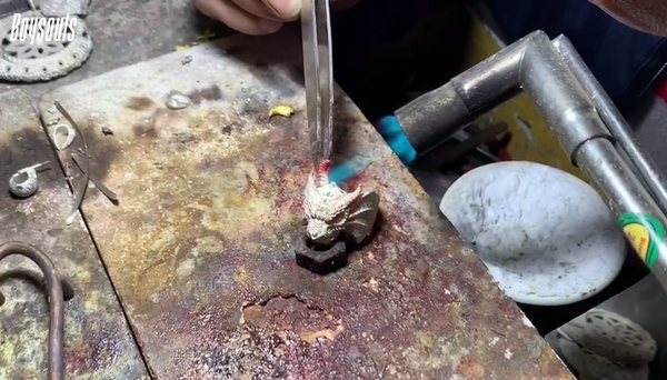 The Making of Roaring Dragon Silver Ring