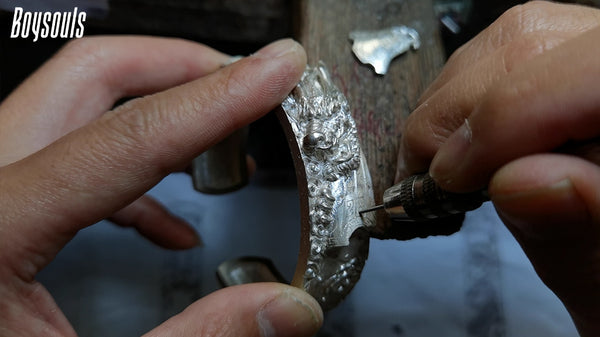 The Making Of PULAO DRAGON SILVER BRACELET