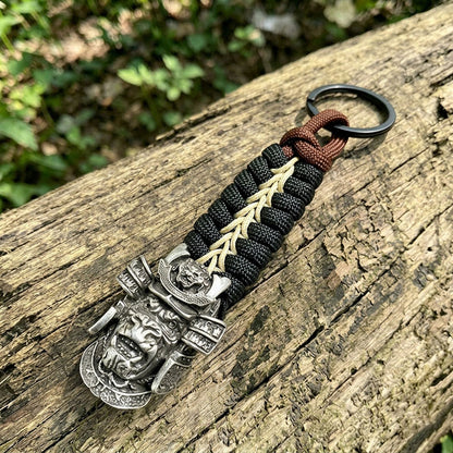 Ape Paracord Keychain