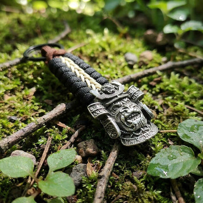 Ape Paracord Keychain