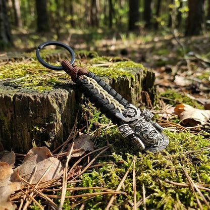 Ape Paracord Keychain