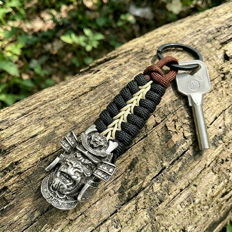 Ape Paracord Keychain