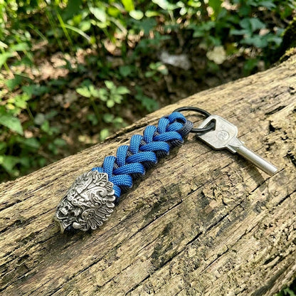 Chief Skull Paracord Keychain