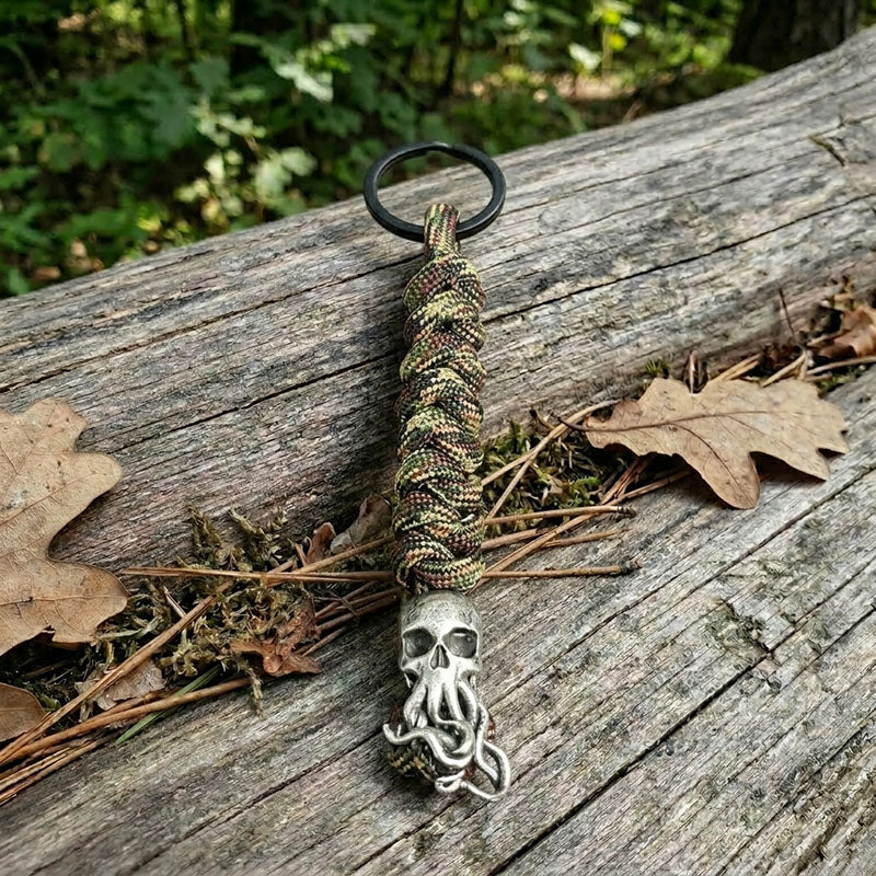 Skull Paracord Keychain